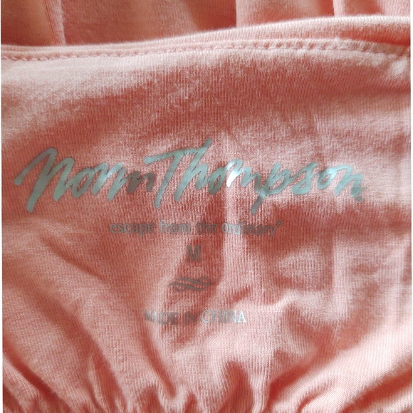 Norm Thompson Coral Pink Sleeveless Maxi Dress Size Medium - Picture 10 of 16